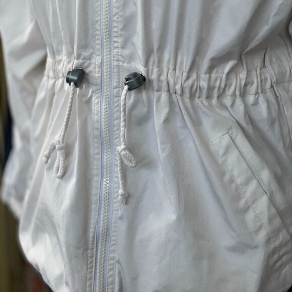 Fila White & Gray Colorblock Windbreaker Jacket | Women’s Small - Picture 4 of 13